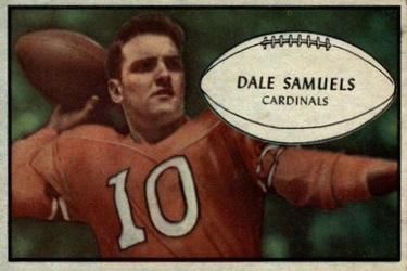 Dale Samuels 1953 Bowman #33 Sports Card