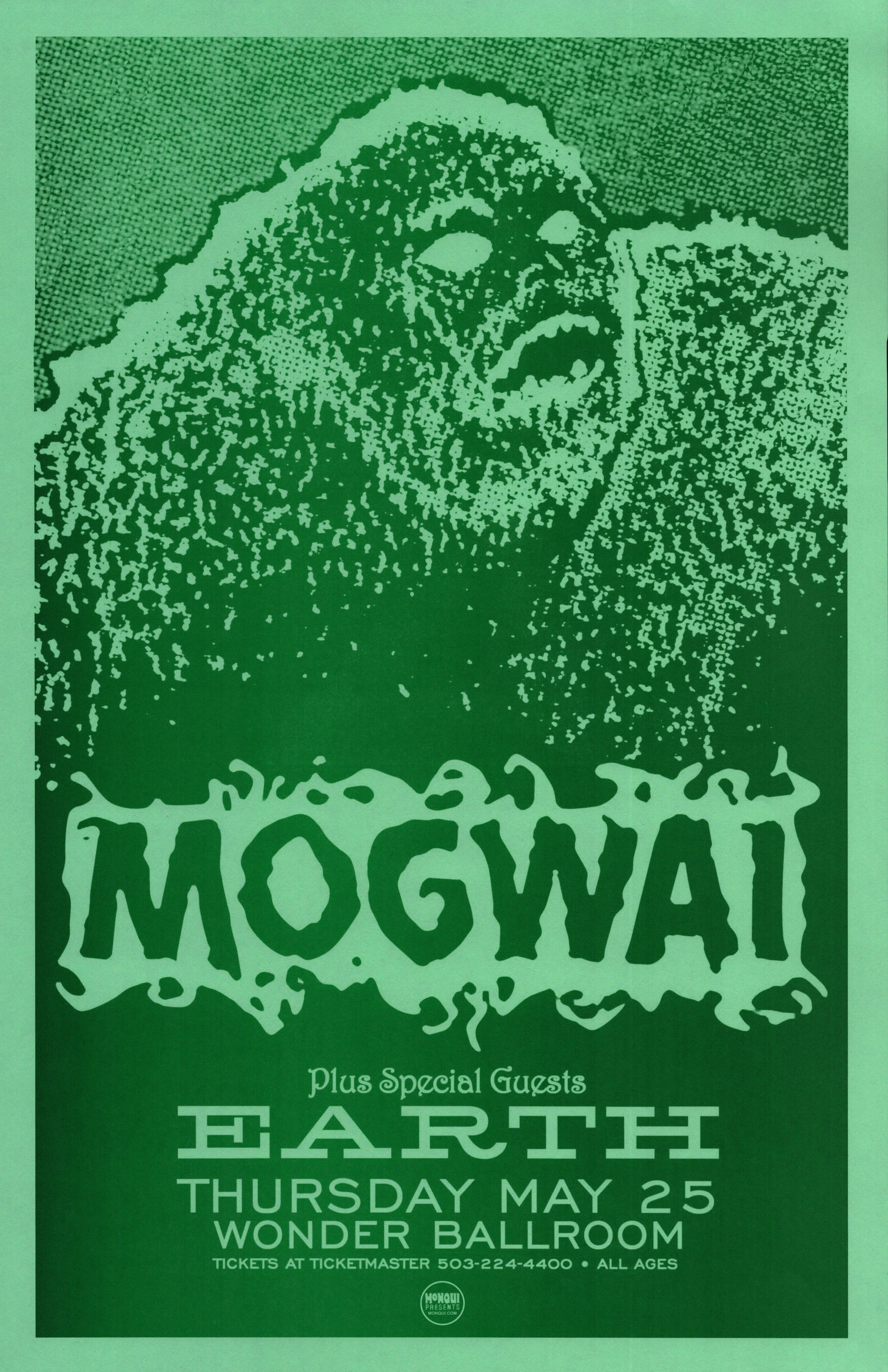MXP-190.5 Mogwai & Earth Wonder Ballroom 2006 Concert Poster