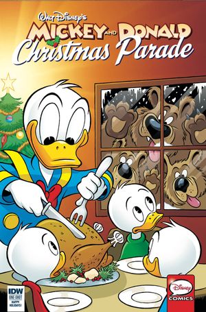 Mickey & Donald Christmas Parade #3 (Cover B Branca)