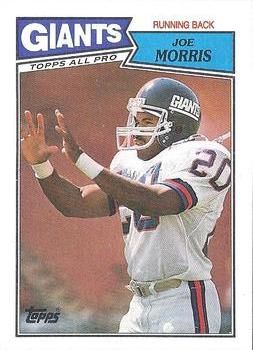 Joe Morris 1987 Topps #11 Sports Card