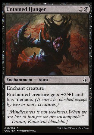 Untamed Hunger (Oath of the Gatewatch) Trading Card