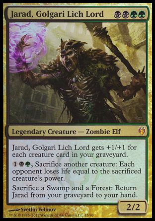 Jarad, Golgari Lich Lord (Izzet vs. Golgari) Trading Card