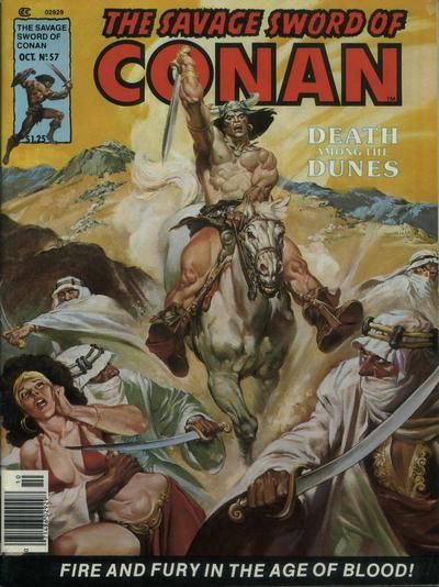 The Savage Sword of Conan #57 Comic