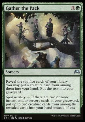 Gather the Pack (Magic Origins)