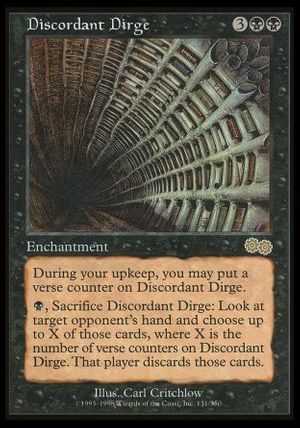 Discordant Dirge (Urza's Saga)