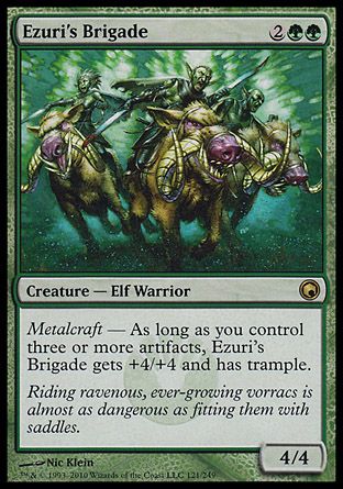 Ezuri's Brigade (Scars of Mirrodin) Trading Card