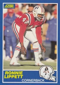 Ronnie Lippett 1989 Score #66 Sports Card