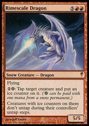 Rimescale Dragon (Coldsnap) Trading Card