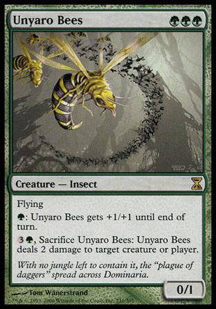 Unyaro Bees (Time Spiral) Trading Card