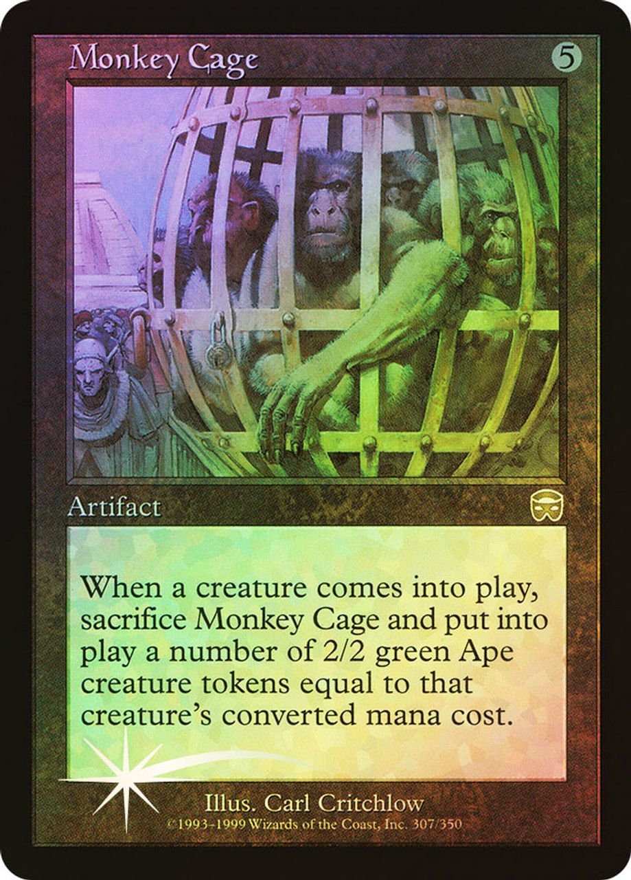 Monkey Cage (Mercadian Masques - Foil) Trading Card