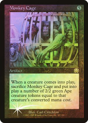 Monkey Cage (Mercadian Masques - Foil)