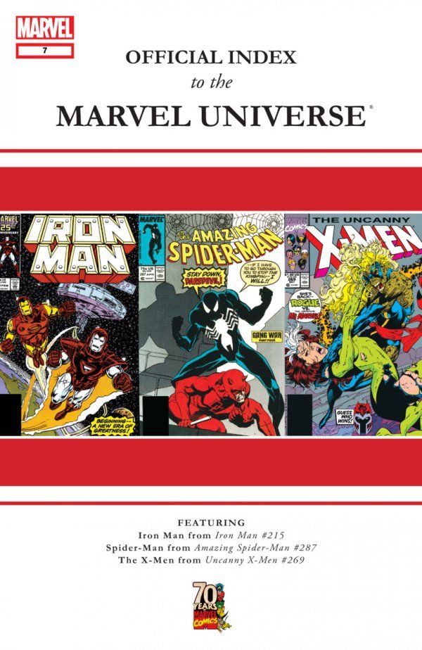 Official Index to the Marvel Universe #7 Comic
