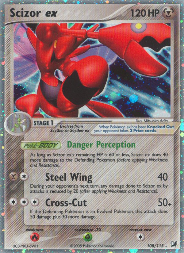 Scizor ex (108/115) - Unseen Forces Pokémon Card