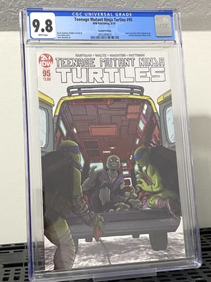 Teenage Mutant Ninja Turtles #95 Certificado Garantía Corporation 9.8 