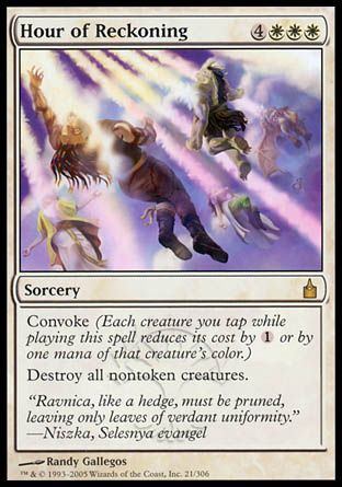 Hour of Reckoning (Ravnica: City of Guilds) Trading Card