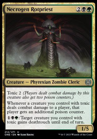 Necrogen Rotpriest (Phyrexia: All Will Be One) Trading Card