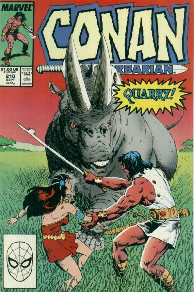 Conan the Barbarian #210 Comic
