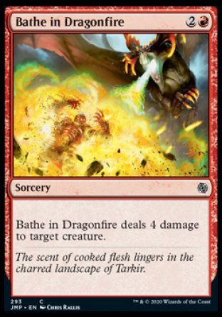 Bathe in Dragonfire (Jumpstart) Trading Card