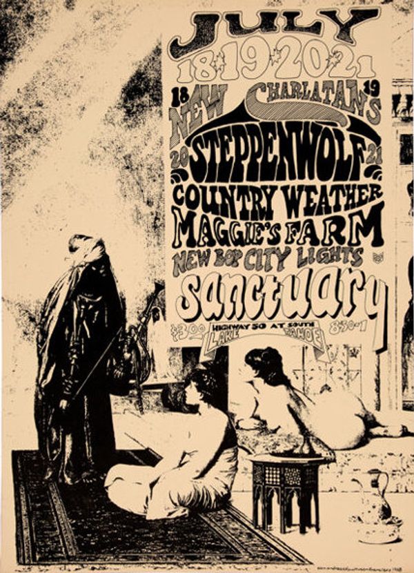 Steppenwolf & New Charlatans Santuary 1968
