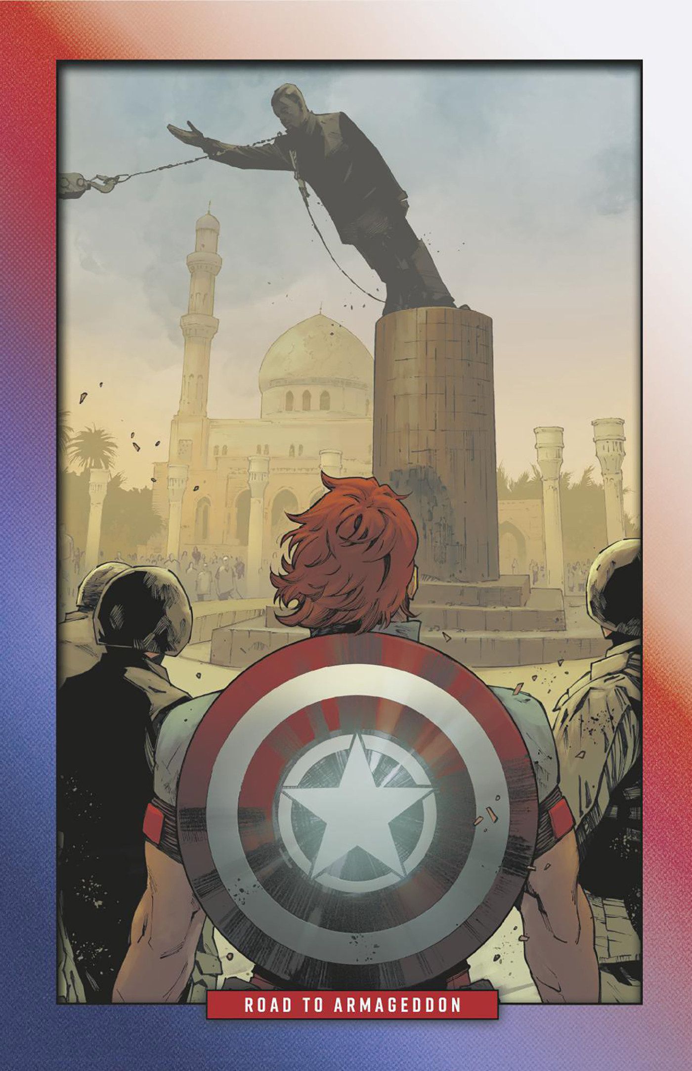 Captain America #1 (Valerio Schiti Ratio Virgin 3rd Printing Variant) Comic
