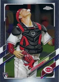 Tyler Stephenson 2021 Topps Chrome Baseball #111 Sports Card