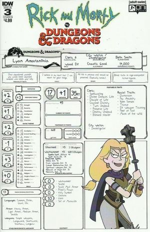 Rick and Morty Vs. Dungeons and Dragons #3 (Cover B Little)