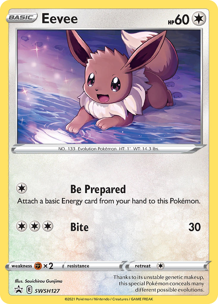 Eevee (SWSH127) - SWSH Black Star Promos Pokémon Card