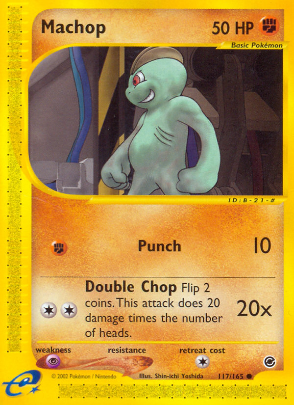 Machop (117/165) - Expedition Base Set Pokémon Card