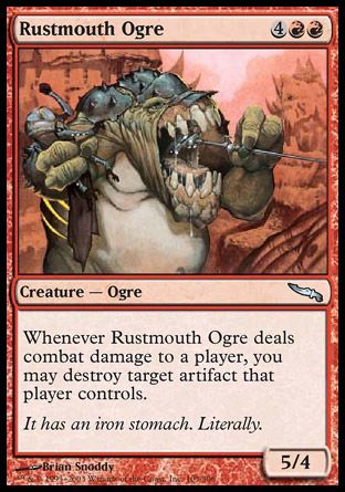 Rustmouth Ogre (Mirrodin) Trading Card