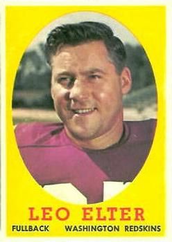 Leo Elter 1958 Topps #25 Sports Card