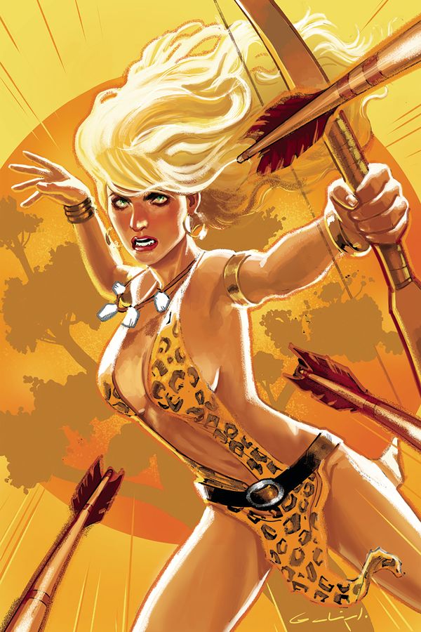 Sheena Queen of the Jungle #10 (Cover G 25 Copy Galindo B&w In)