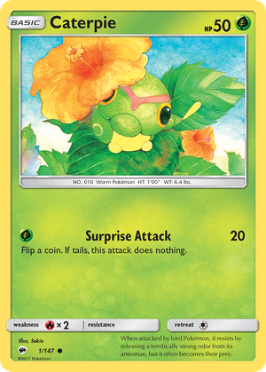 Caterpie (1/147) - Burning Shadows