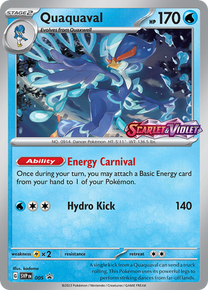 Quaquaval (5/148) - Scarlet & Violet Black Star Promos