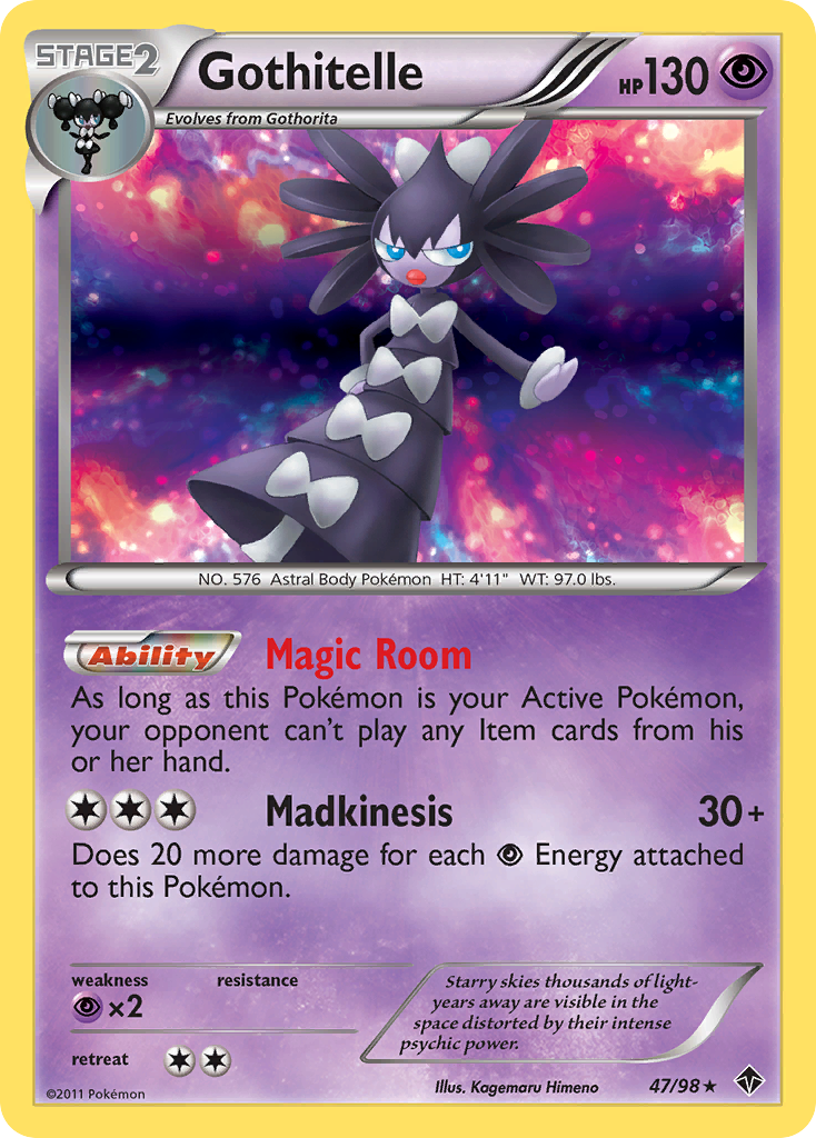 Gothitelle (47/98) - Emerging Powers Pokémon Card