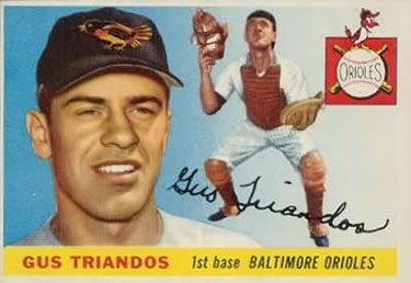 Gus Triandos 1955 Topps #64 Sports Card
