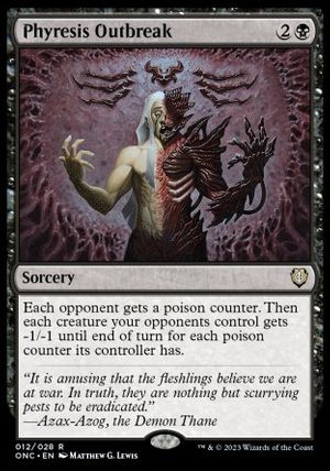 Phyresis Outbreak (Phyrexia: All Will Be One Commander Decks)