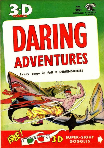 Daring Adventures 3-D Comic