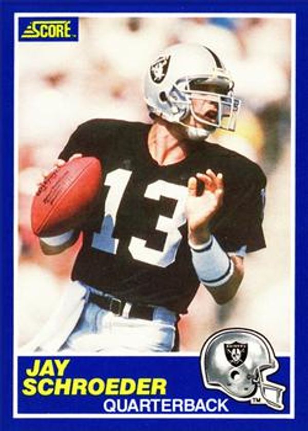 Jay Schroeder 1989 Score #30
