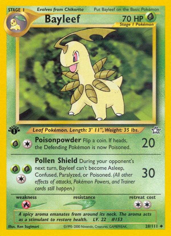 Bayleef (28/111) - Neo Genesis