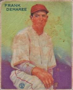 Frank Demaree 1933 Goudey (R319) #224 Sports Card