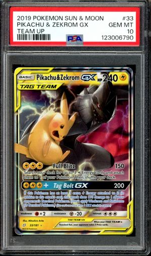 Pikachu & Zekrom GX (33/181) - Team Up
