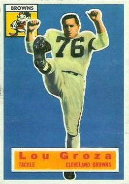 Lou Groza 1956 Topps #9 Sports Card