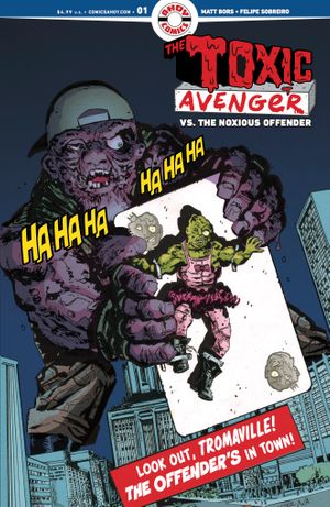 Toxic Avenger Vs The Noxious Offender #1 (Cvr B 3 Copy Greg Scott Classic Covers Homage Unlock Variant)