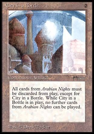 City in a Bottle (Arabian Nights) Trading Card