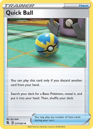 Quick Ball (Trainer: Item) (237/264) - Fusion Strike