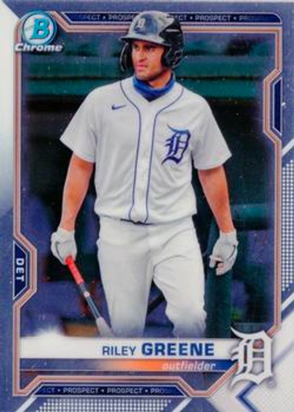 Riley Greene 2021 Bowman Chrome - Prospects Baseball #BCP-188