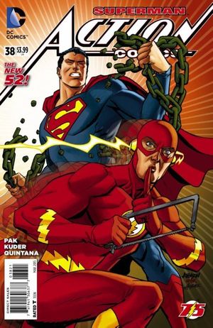 Action Comics #38 (Flash 75 Variant Cover)