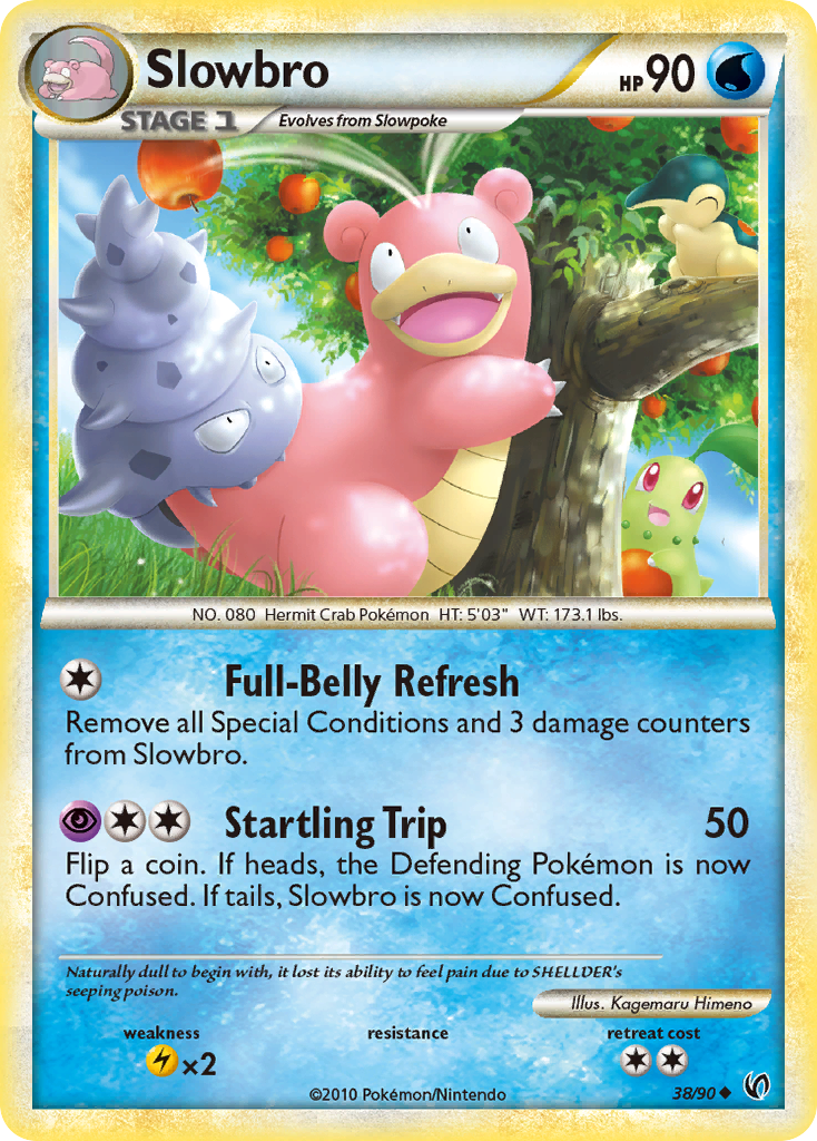 Slowbro (38/90) - HS—Undaunted Pokémon Card