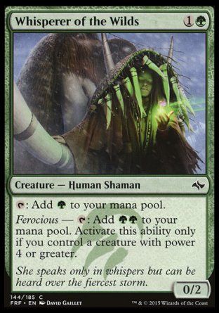 Whisperer of the Wilds (Fate Reforged) Trading Card