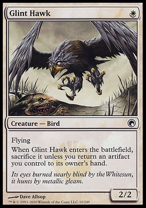 Glint Hawk (Scars of Mirrodin)